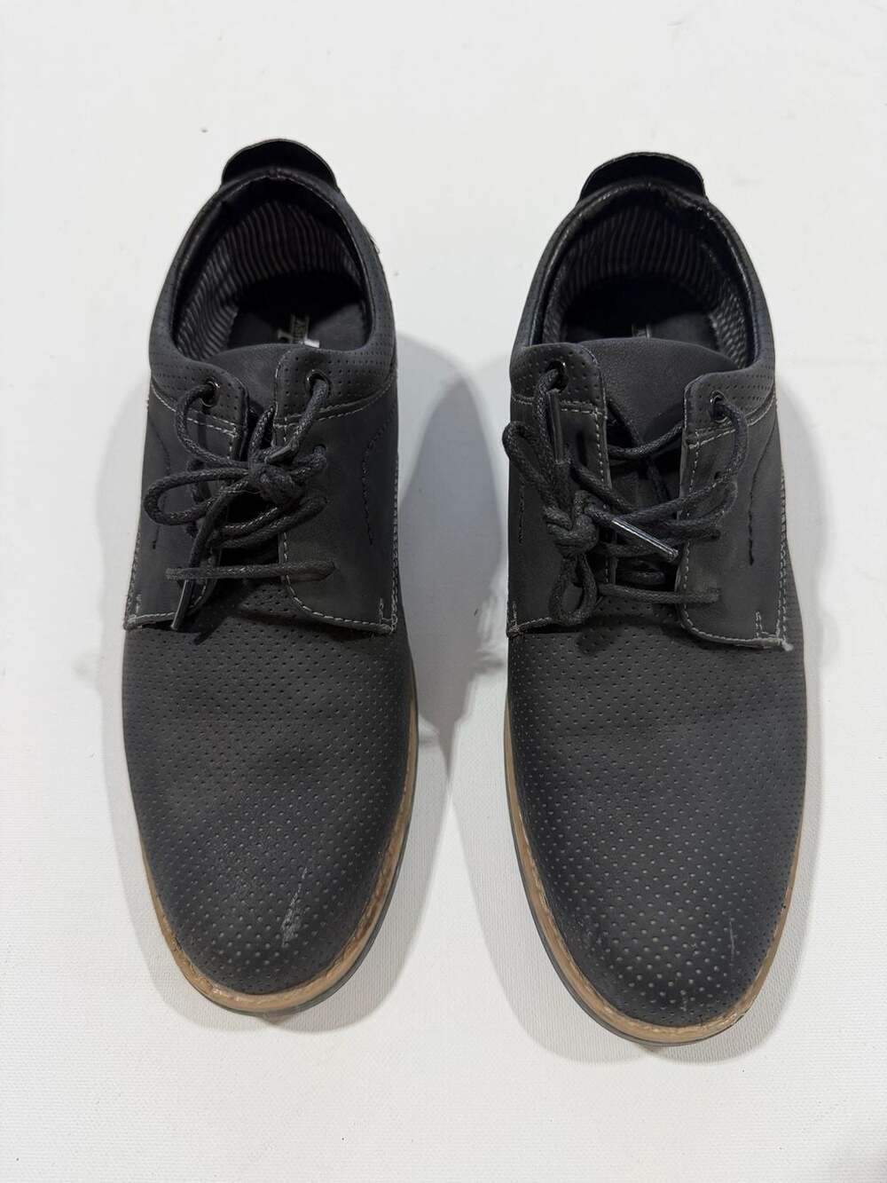 Ashford Hayes Barkley Black Mens Casual Dress Shoes Size 6M